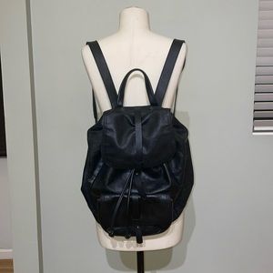 Madewell Transport Rucksack Backpack Italian Leather Black J Crew Everlane